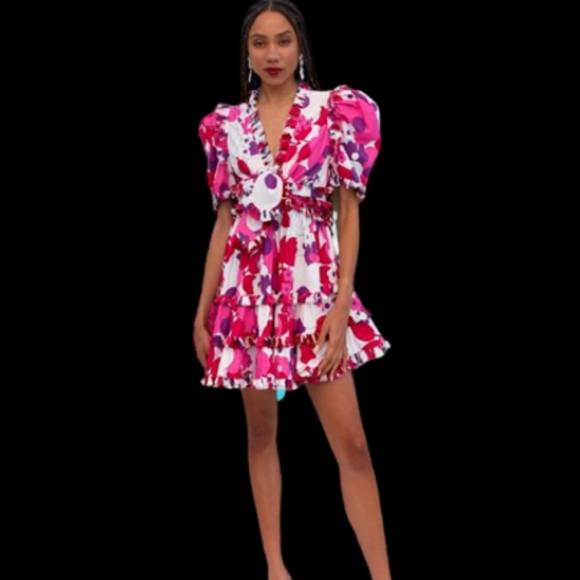 NWT CeliaB Obsidiana Dress Pink - Picture 2 of 5